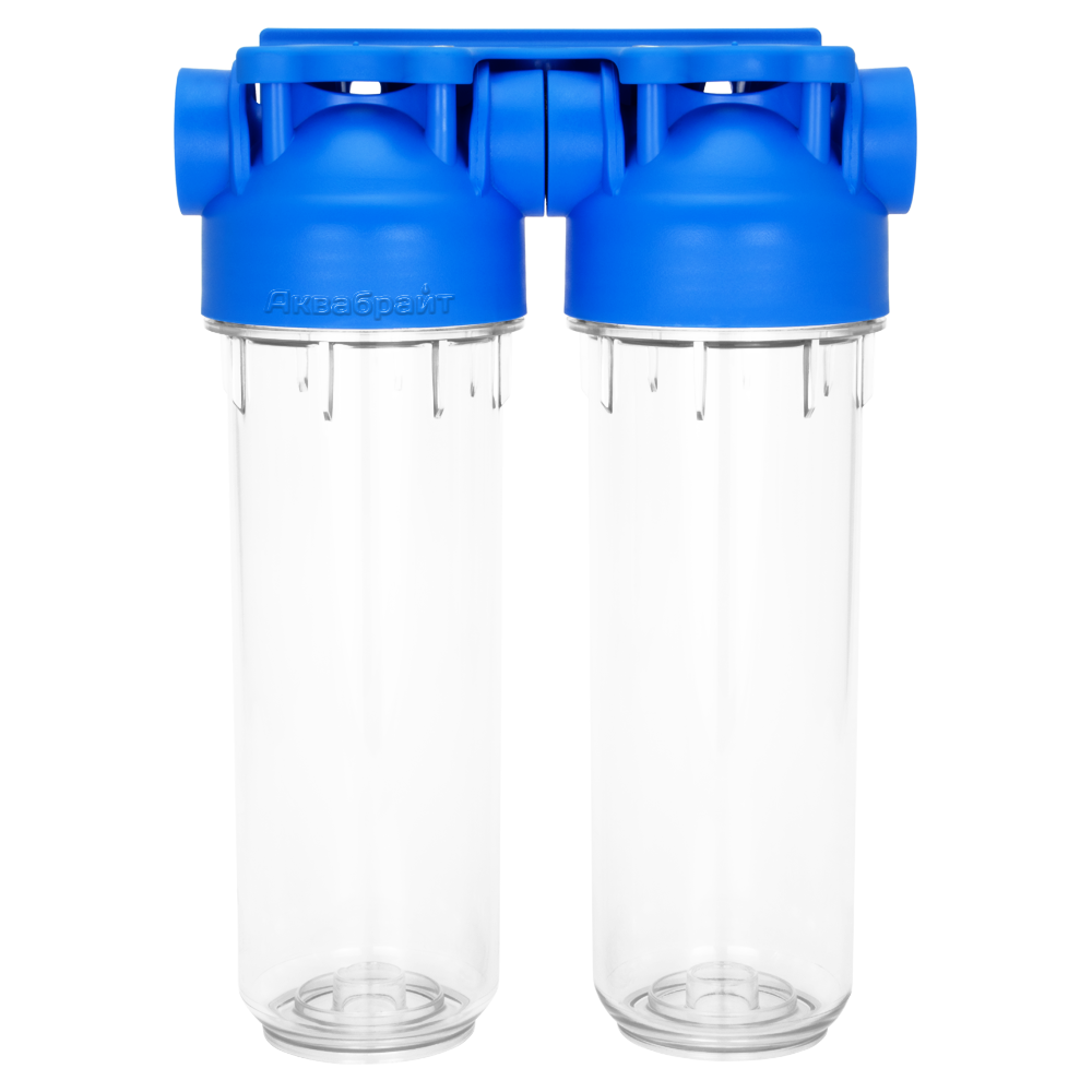 Магистральный двухступенчатый фильтр Аквабрайт АБФ-2 1/2