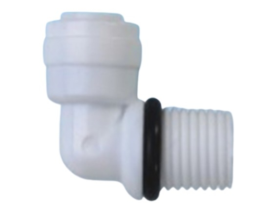 ST040 Полипропиленовый фитинг (угол 1/4р-1/4тр)
