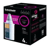 Комплект картриджей для фильтра-кувшина Барьер Стандарт (4 шт)