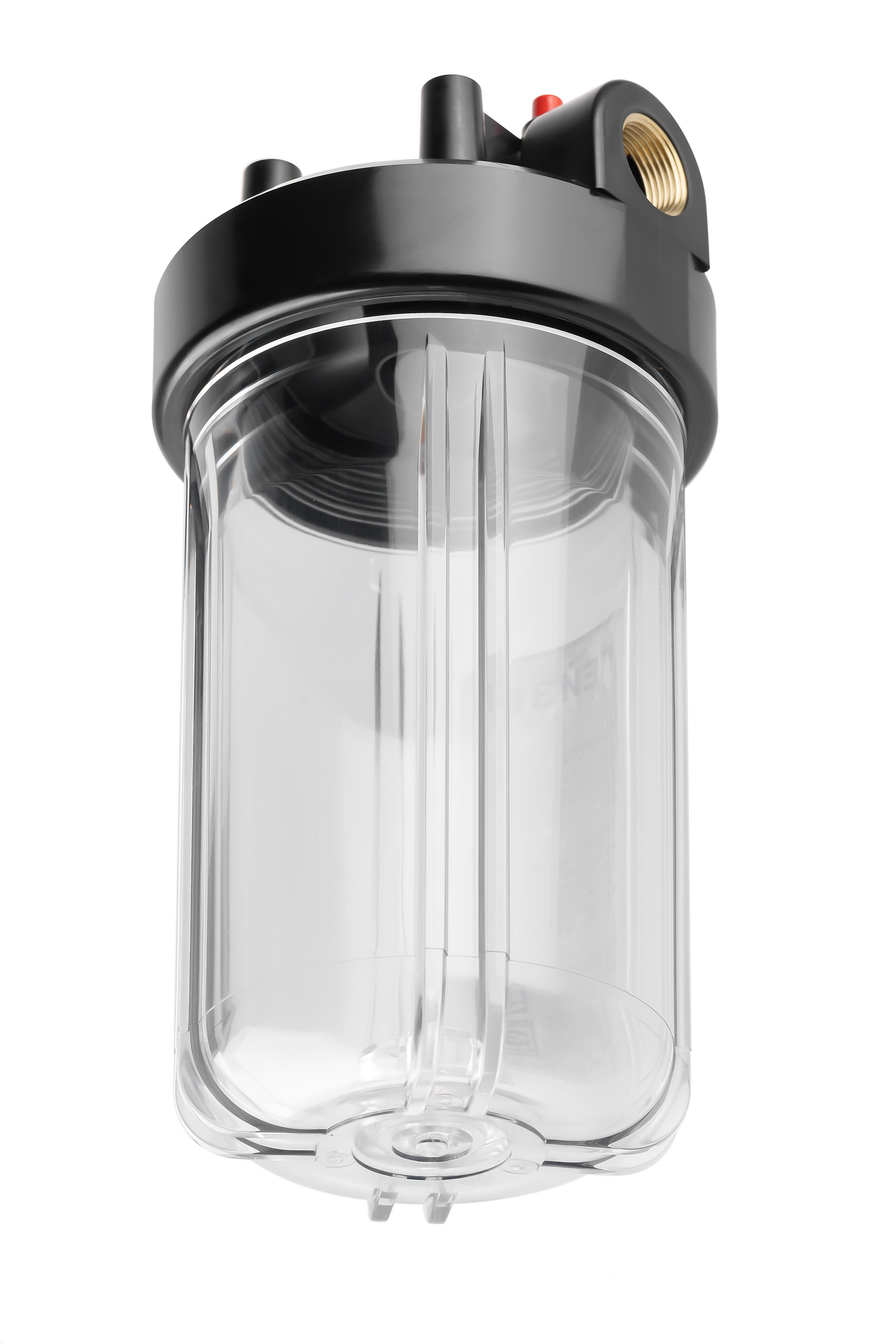 Магистральный фильтр Гейзер 10ВВ прозрачный с латунными вставками