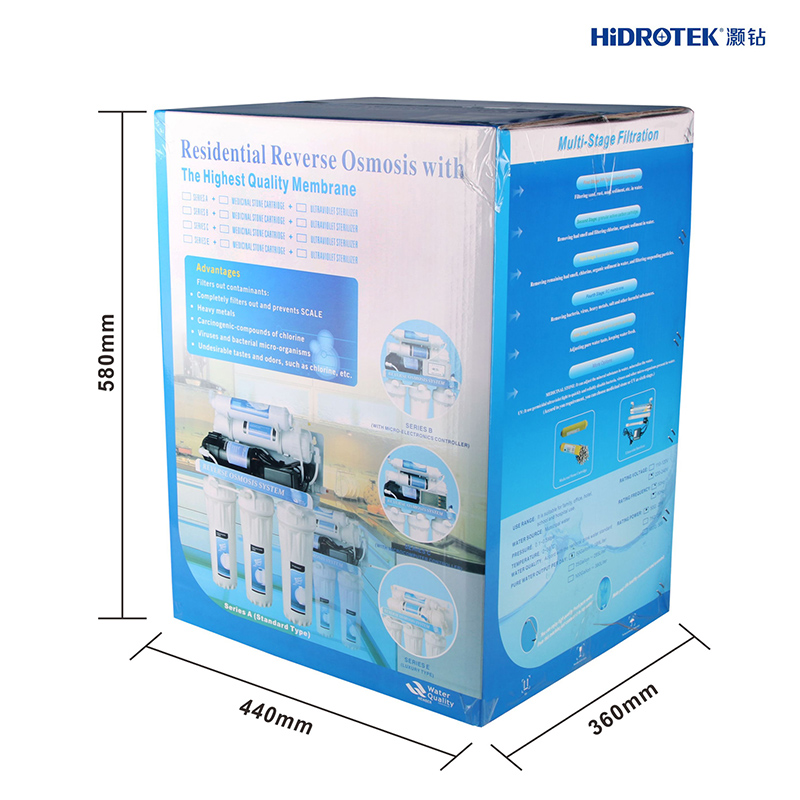 Система обратного осмоса Hidrotek RO-50G-А01 5-ступ. с помпой