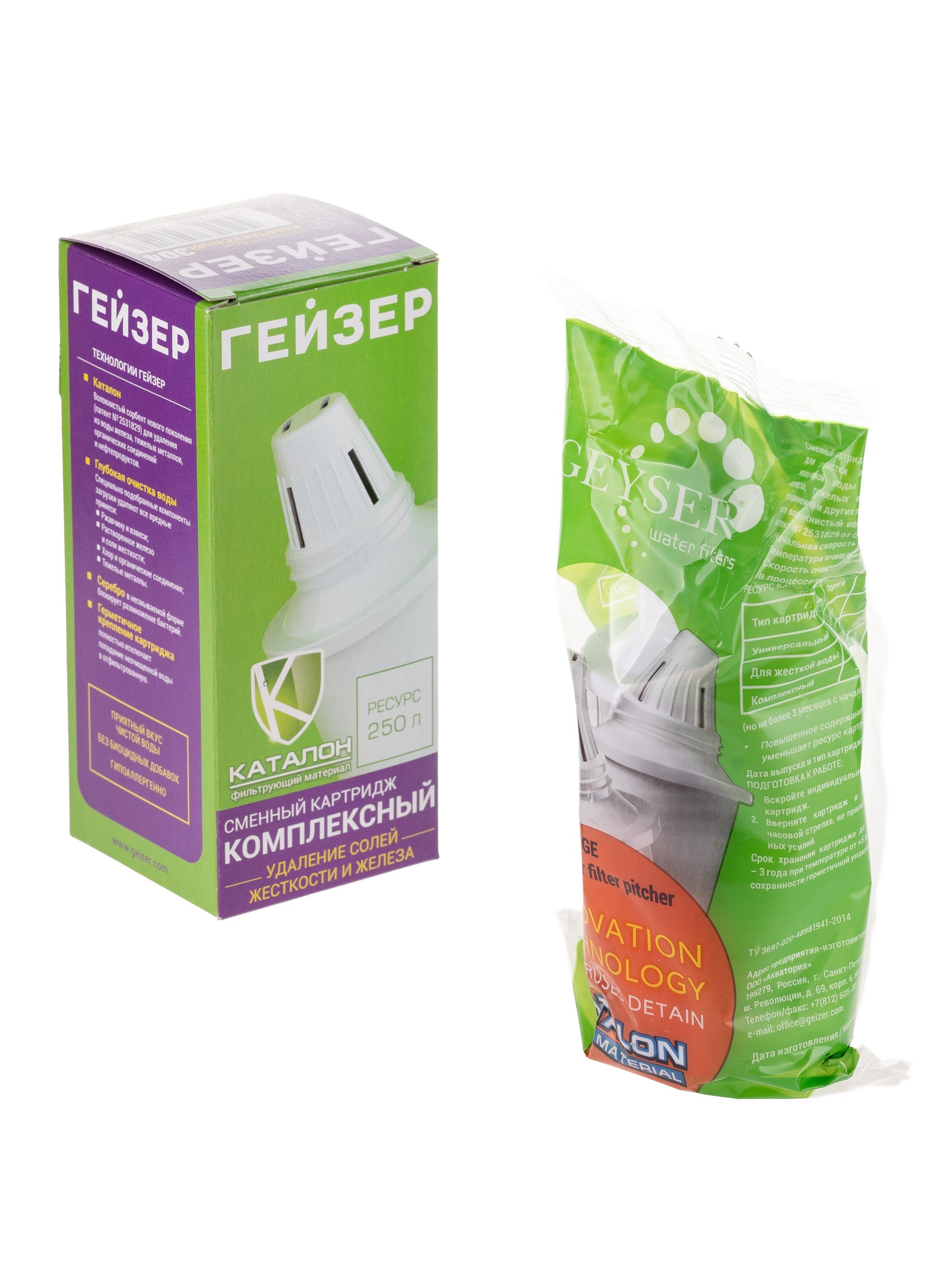 Картридж для фильтра-кувшина Гейзер 304