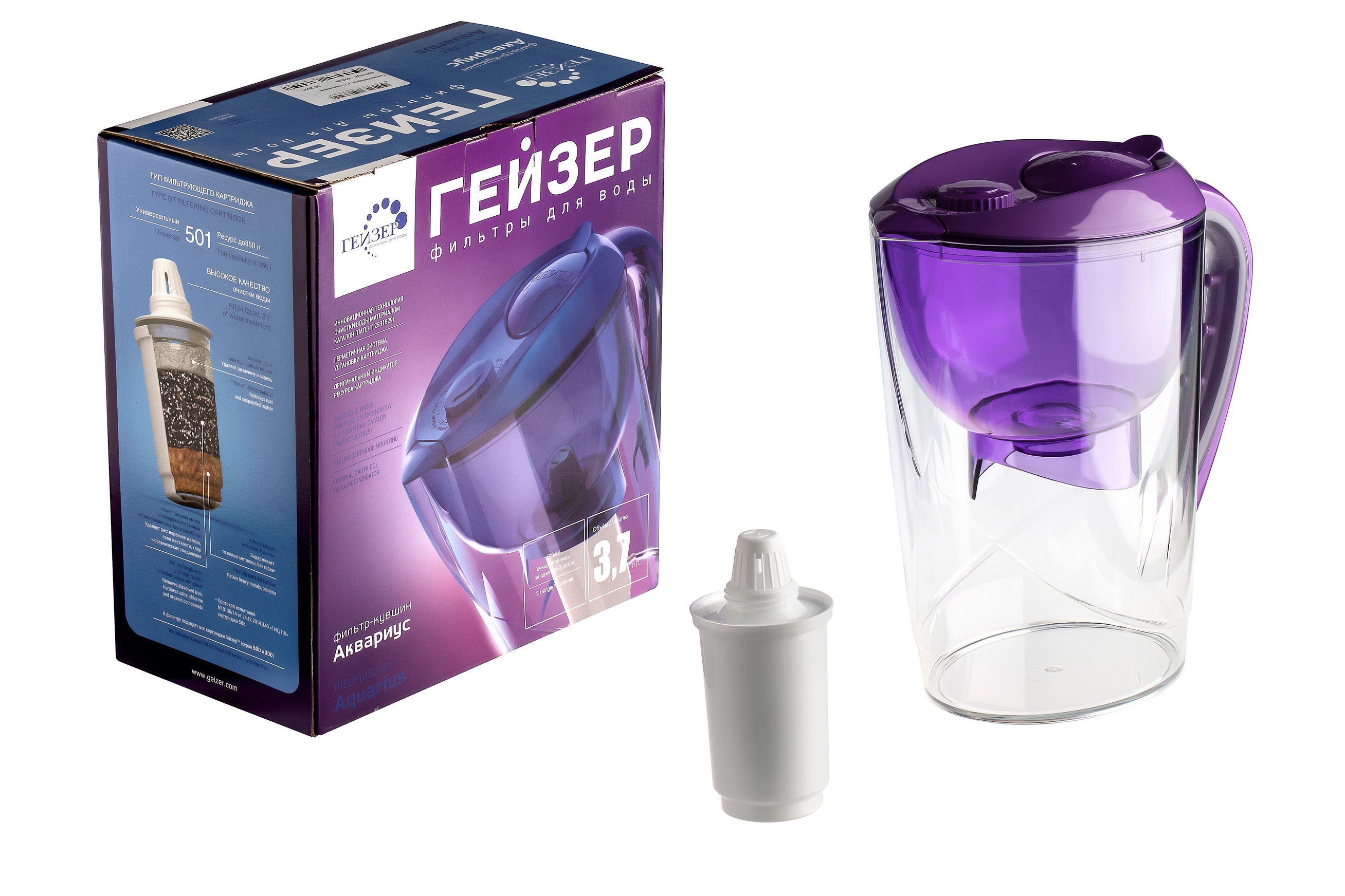 Фильтр-кувшин Гейзер Аквариус
