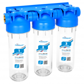 Магистральный трехступенчатый фильтр Аквабрайт АБФ-3 1/2