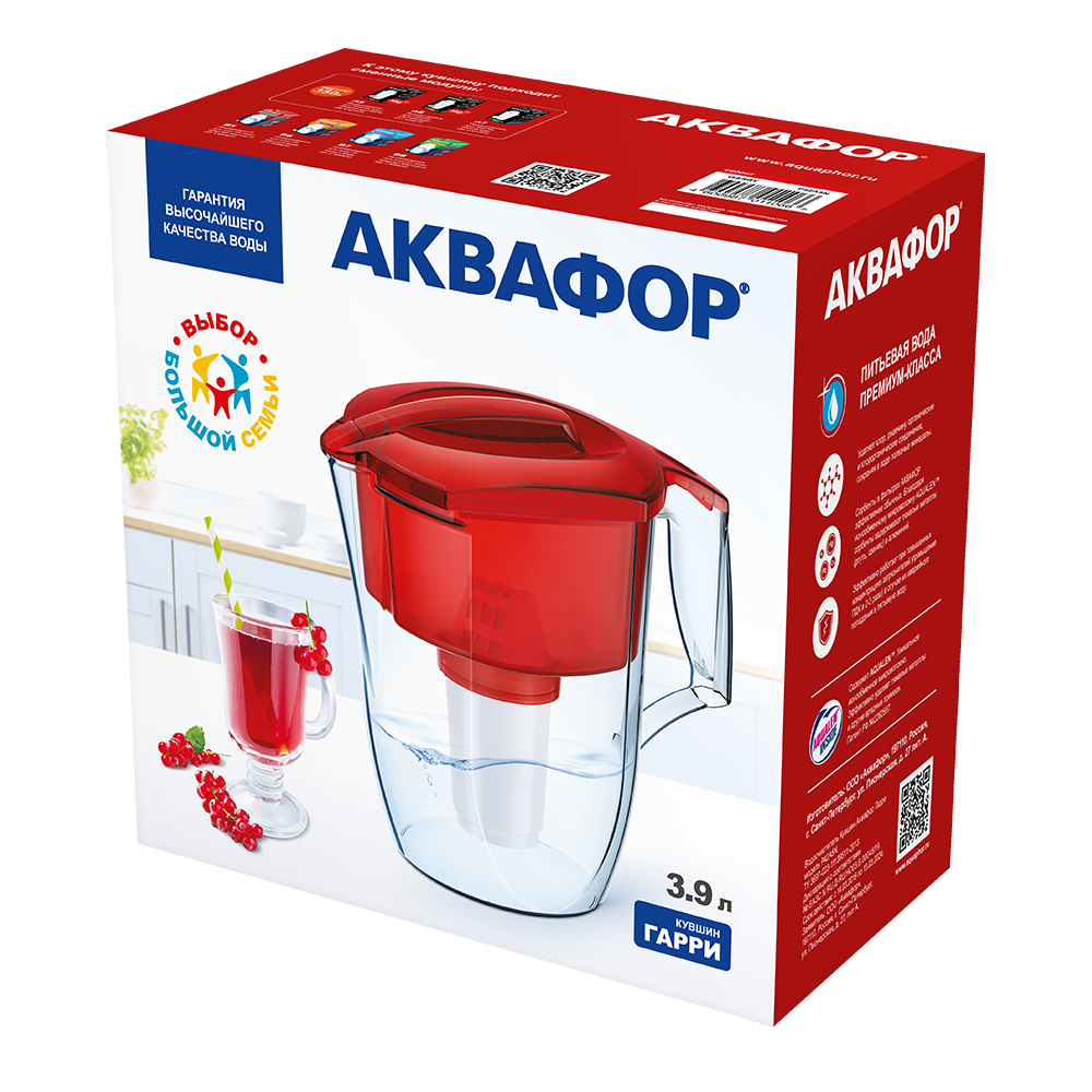 Фильтр-кувшин Аквафор Гарри зеленый