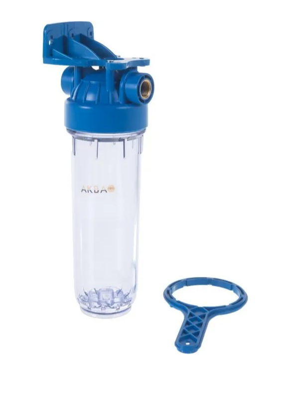 Корпус магистрального фильтра АкваПро 10SL ХВС 1/2''