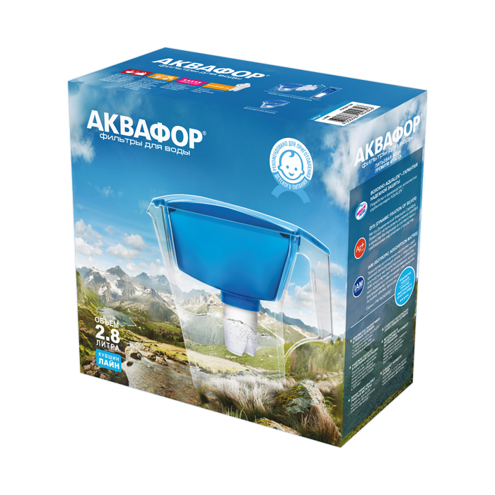 Фильтр-кувшин Аквафор Лайн голубой