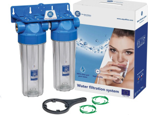 2-хступенчатая система фильтрации Aquafilter FHPRCL12-B-TWIN