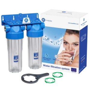 2-хступенчатая система фильтрации Aquafilter FHPRCL34-B-TWIN