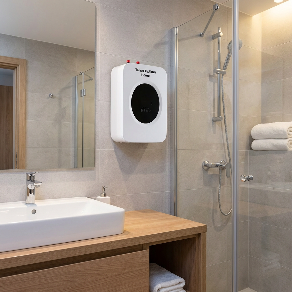Настенный кабинетный умягчитель воды Terwa Optima Home (для горячей и холодной воды)