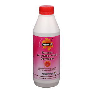 Жидкость для смывного бачка биотуалетов Девон-В 0,5 литра