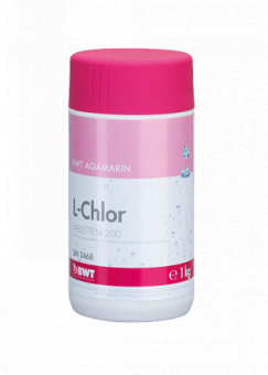 Медленнорастворимые таблетки для дезинфекции BWT AQA marin L-chlor 1 кг (200 гр)