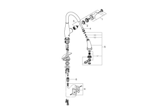 Смеситель для кухонной мойки GROHE Parkfield, хром