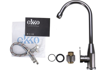 Смеситель для кухни Ekko темно-серый E4062